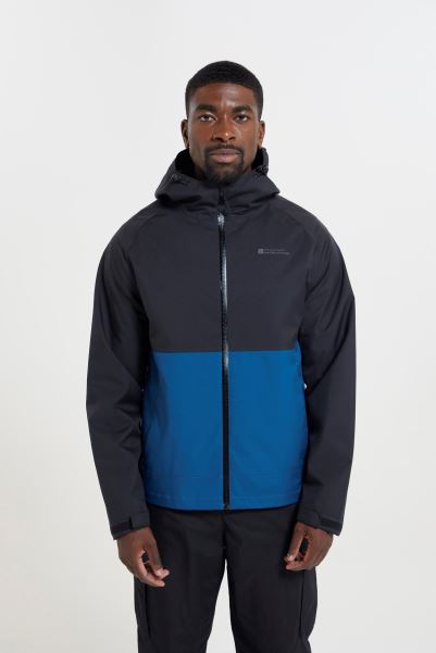 Fashion Mountain Warehouse Verge Extreme Mens Waterproof Jacket Petrol