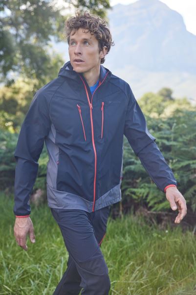 Hot Ambit Mens Lightweight Softshell Jacket Mountain Warehouse Black