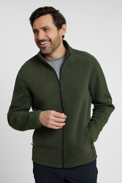 Relic Mens Recycled Fleece Jacket Khaki Mountain Warehouse Brands