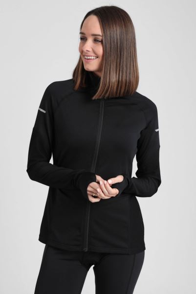 Black Kilo Womens Full Zip Midlayer Mountain Warehouse Fashion