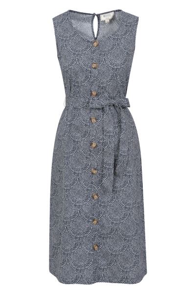 Hot Navy Maui Womens Printed Sun Dress Mountain Warehouse