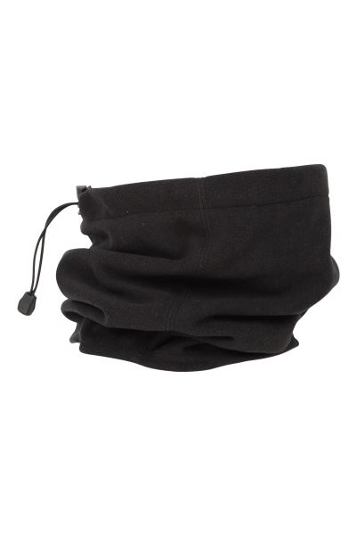 Womens Windproof Neck Gaiter Best Black Mountain Warehouse