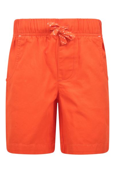 Mountain Warehouse Waterfall Kids Organic Shorts Bright-Orange New
