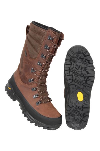 Mountain Warehouse Brown Collections Expedition Extreme Mens Vibram Waterproof Boots