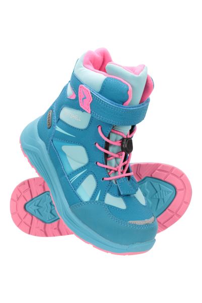 Mountain Warehouse Collection Turquoise Dimension Toddler Waterproof Walking Boots
