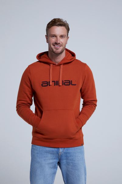 Orange Fashion Mountain Warehouse Animal Rocky Mens Organic Hoodie
