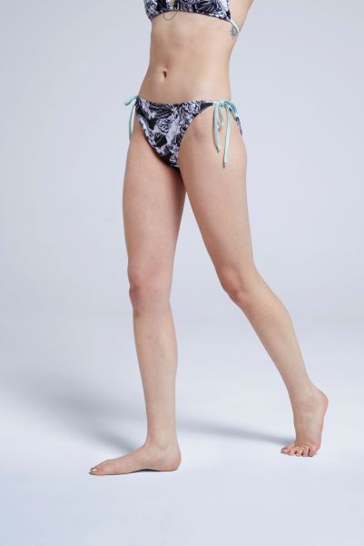Best Animal Poolside Womens Recycled Bikini Bottoms Black Mountain Warehouse