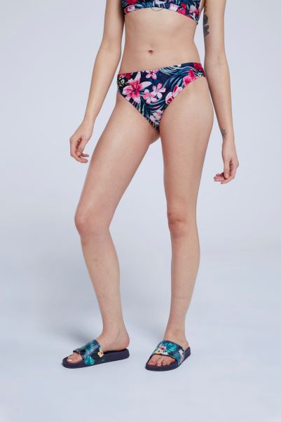 Navy Brand Animal Narla Womens Recycled Bikini Bottoms Mountain Warehouse