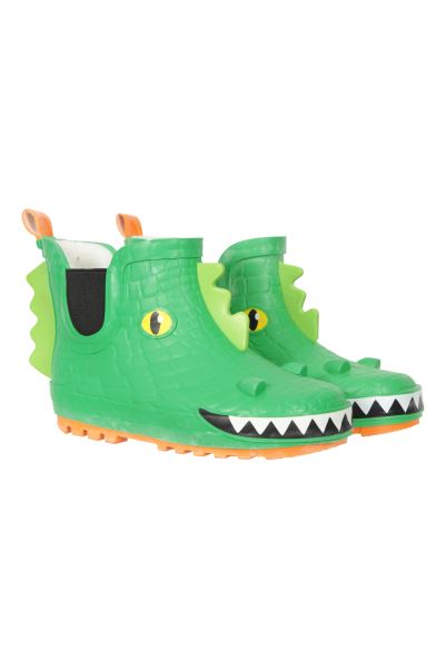 Origin Mountain Warehouse Green Kids Short Character Wellies