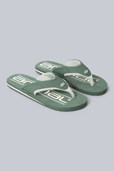 Animal Jekyl Mens Recycled Flip-Flops Mountain Warehouse Khaki Brand