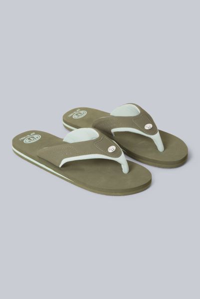 Khaki Mountain Warehouse Hot Animal Jekyl Mens Recycled Flip-Flops