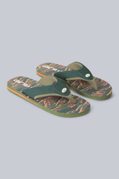 Animal Jekyl Mens Recycled Flip-Flops Orange Brands Mountain Warehouse
