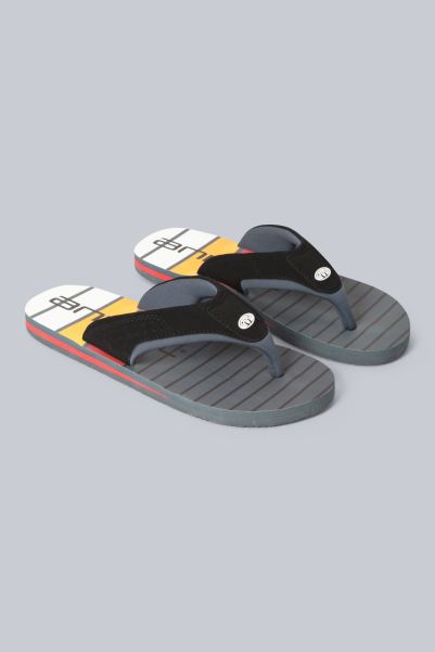 Light-Grey Animal Jekyl Mens Recycled Flip-Flops Best Mountain Warehouse