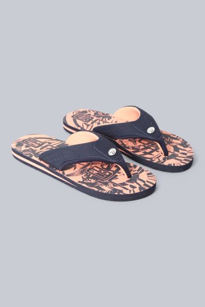 Origins Coral Animal Jekyl Mens Recycled Flip-Flops Mountain Warehouse