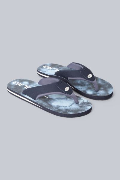 Hot Navy Animal Jekyl Mens Recycled Flip-Flops Mountain Warehouse
