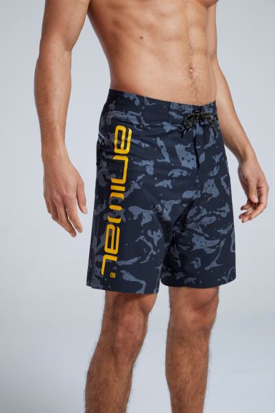 Mountain Warehouse Khaki Fashion Animal Brett Mens Recycled Boardshorts