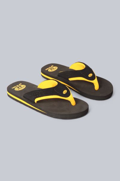 Mountain Warehouse Yellow Origins Animal Jekyl Kids Recycled Flip-Flops