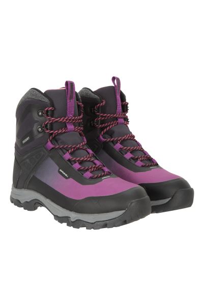 Polar Womens Ultra Ice Grip Boots Brand Mountain Warehouse Black