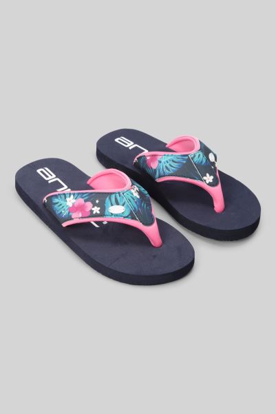 Mountain Warehouse Dark-Blue Collections Animal Swish Kids Recycled Flip-Flops