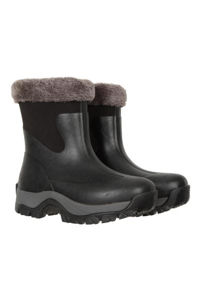 Best Womens Lined Wellies Black Mountain Warehouse