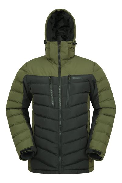 Brands Mountain Warehouse Vulcan Ii Mens Padded Ski Jacket Khaki
