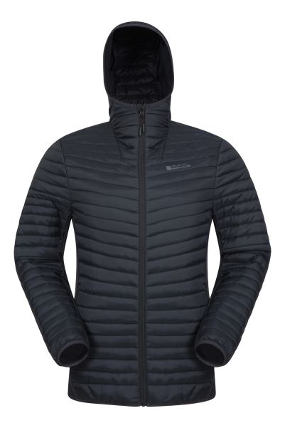Mountain Warehouse Brands Canyon Ii Mens Padded Jacket Jet-Black