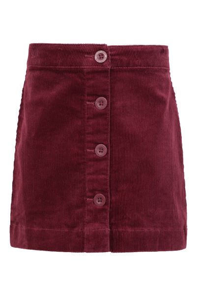 Kids Corduroy Skirt Mountain Warehouse Origins Burgundy