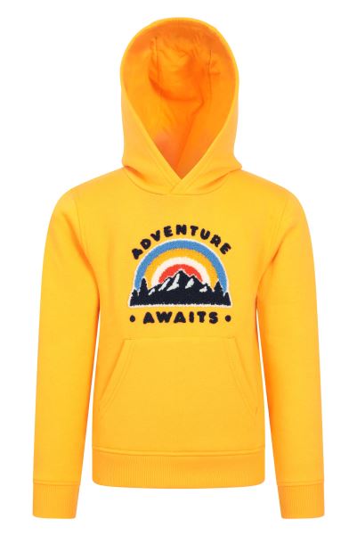 Adventure Kids Hoodie Mustard Fashion Mountain Warehouse