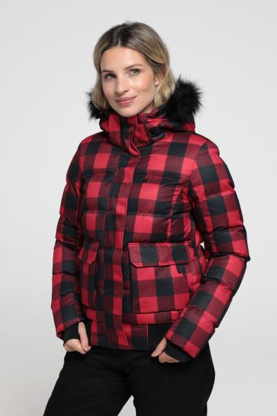 Mountain Warehouse Collections Red Distance Womens Recycled Ski Jacket