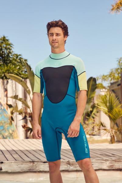 Blue Animal Slater Mens Shorty Wetsuit Mountain Warehouse Brands