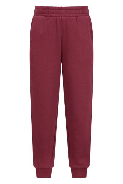 Mountain Warehouse Collection Burgundy Kids Pull On Fleece Joggers
