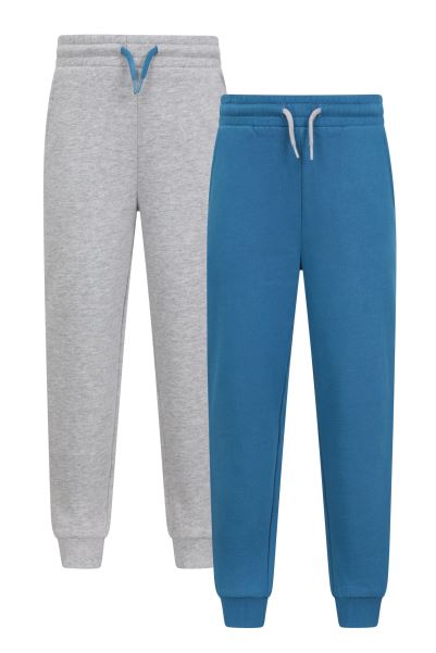 Fashion Blue Mountain Warehouse Organic Cotton Kids Joggers - 2-Pack
