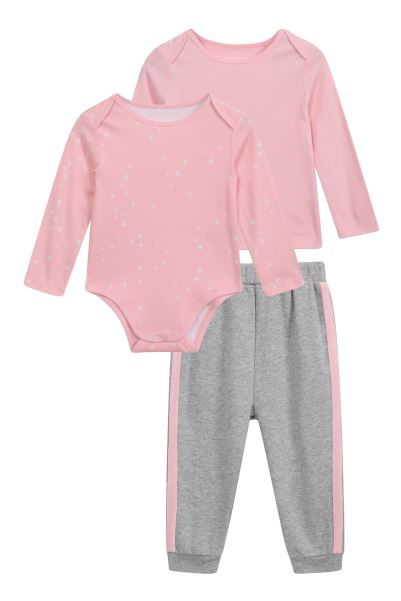 Mountain Warehouse Baby Three Piece Set Origins Light-Pink