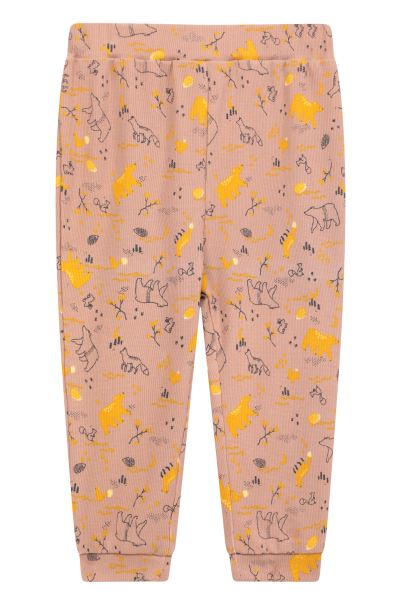 Baby Organic Ribbed Joggers Beige Mountain Warehouse Fashion