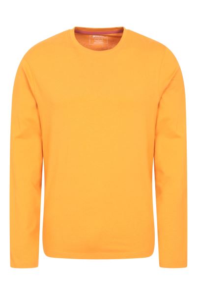 Eden Mens Organic T-Shirt Collections Mustard Mountain Warehouse