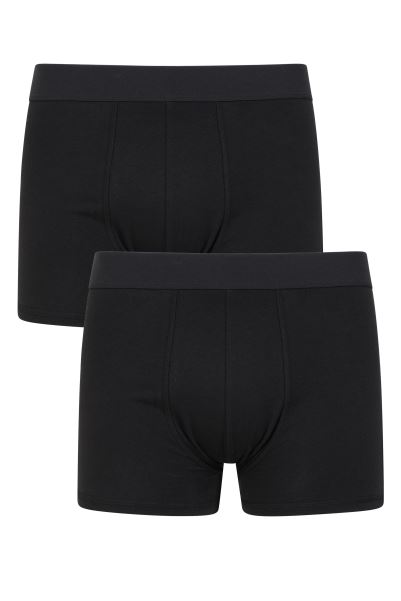 Black New Mens Isocool Boxers 2-Pack Mountain Warehouse