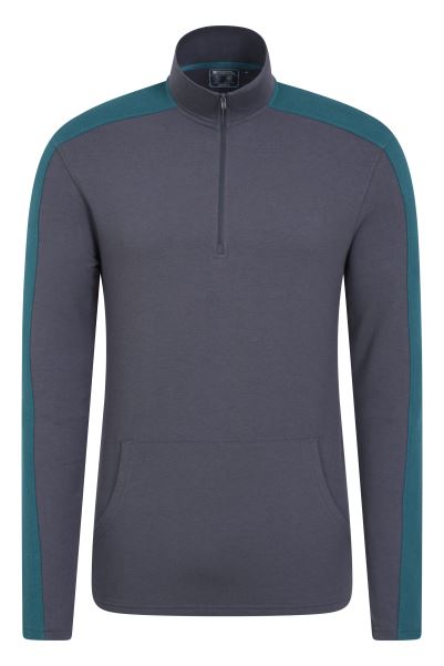 Mountain Warehouse Origin Limber Mens Bamboo Top Green