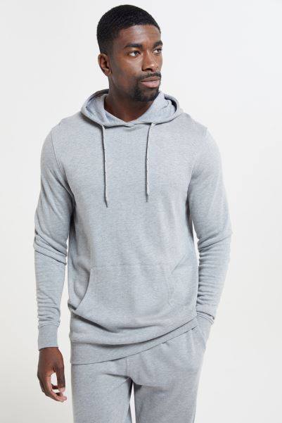 Amble Mens Bamboo Lounge Hoodie Mountain Warehouse Original Grey