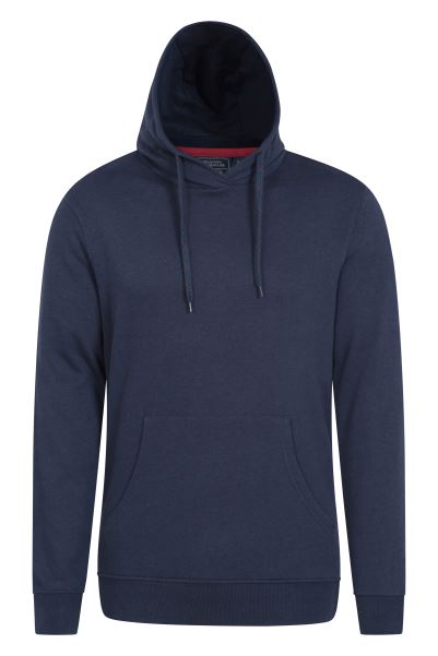 Mountain Warehouse Origins Navy Amble Mens Bamboo Lounge Hoodie