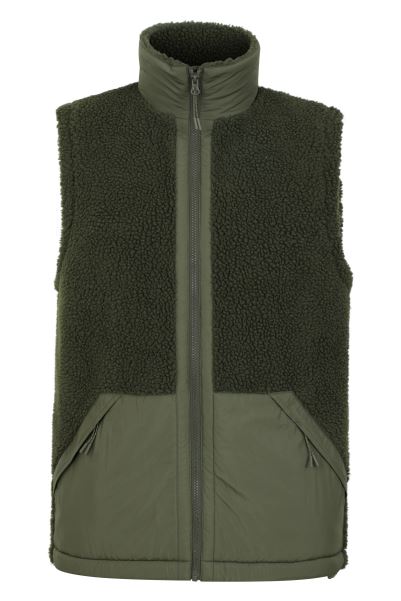 Mountain Warehouse Shoreline Mens Borg Hybrid Vest Khaki Brands