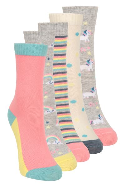 Mountain Warehouse Kids Patterned Socks Collections Grey