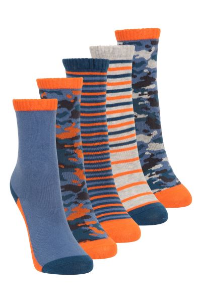 Mountain Warehouse Camouflage New Kids Patterned Socks