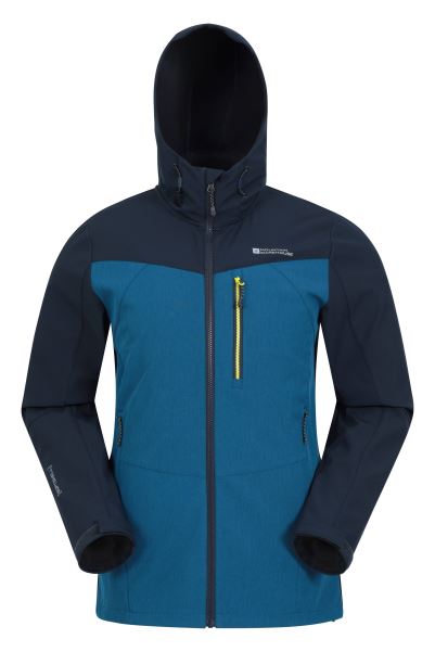 Mountain Warehouse Navy Origins Attempt Mens Softshell Jacket