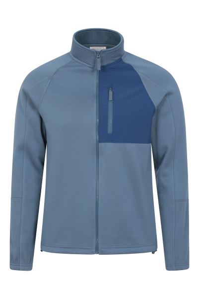 Surge Mens Fleece Jacket Blue Mountain Warehouse Origins