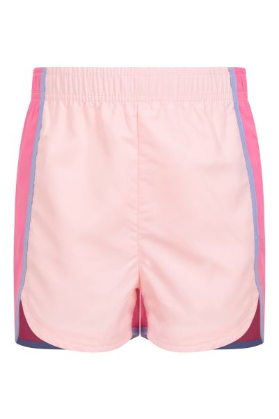 Kids Active Colourblock Shorts Mountain Warehouse Pink Origin
