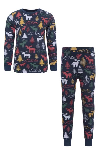 Mountain Warehouse Best Navy Kids Novelty Printed Pyjama Set