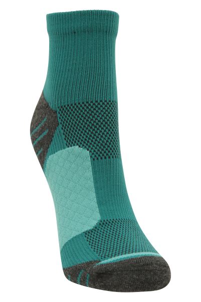 Sprint Womens Running Socks Petrol Brands Mountain Warehouse