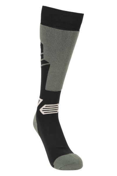 Hot Extreme Womens Merino Thermal Ski Socks Khaki Mountain Warehouse