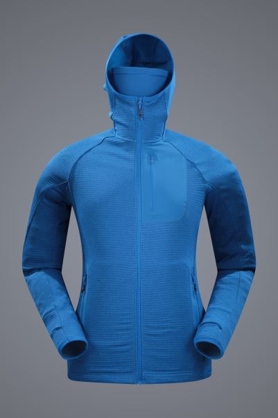 Fashion Blue Mountain Warehouse Ultra Crevasse Mens Power Grid™ Fleece