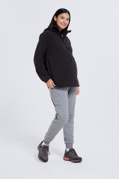 Black Azurite Maternity Half-Zip Fleece Mountain Warehouse Collection